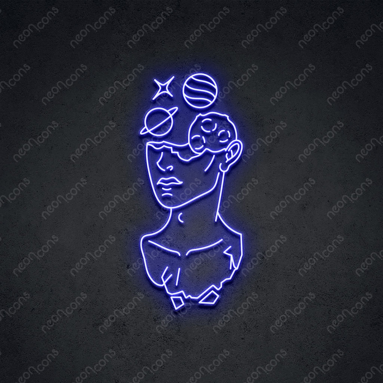 "Galactic David" LED Neon