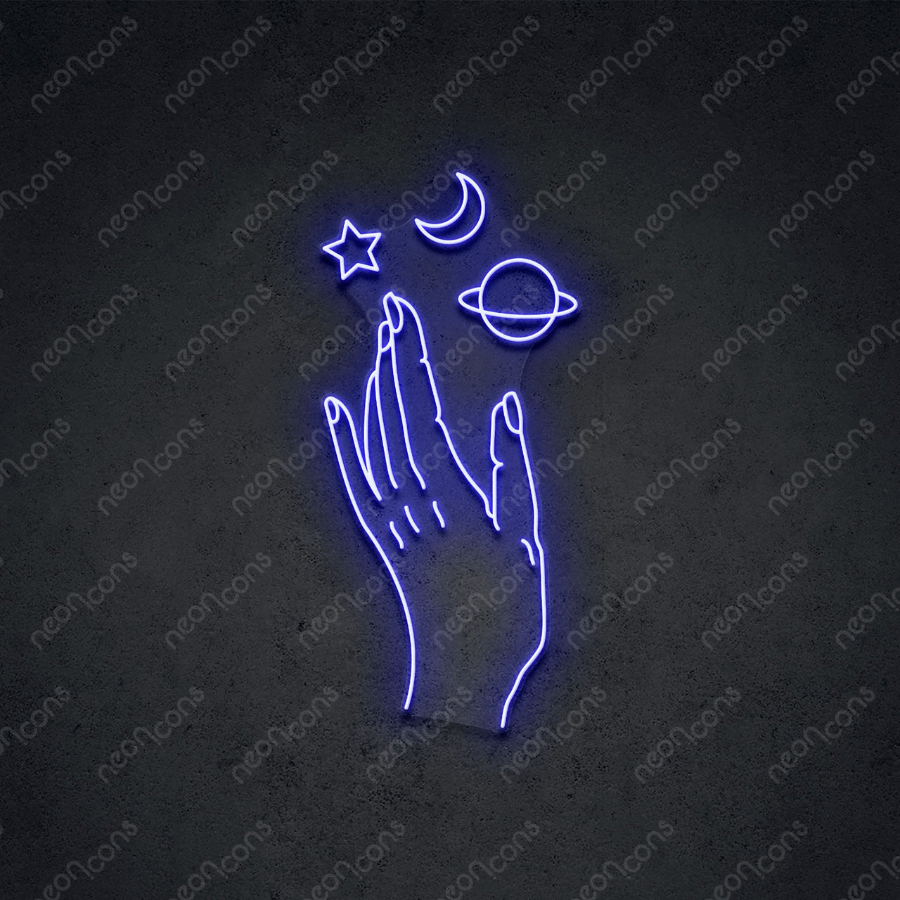 "Galaxy Hand" LED Neon