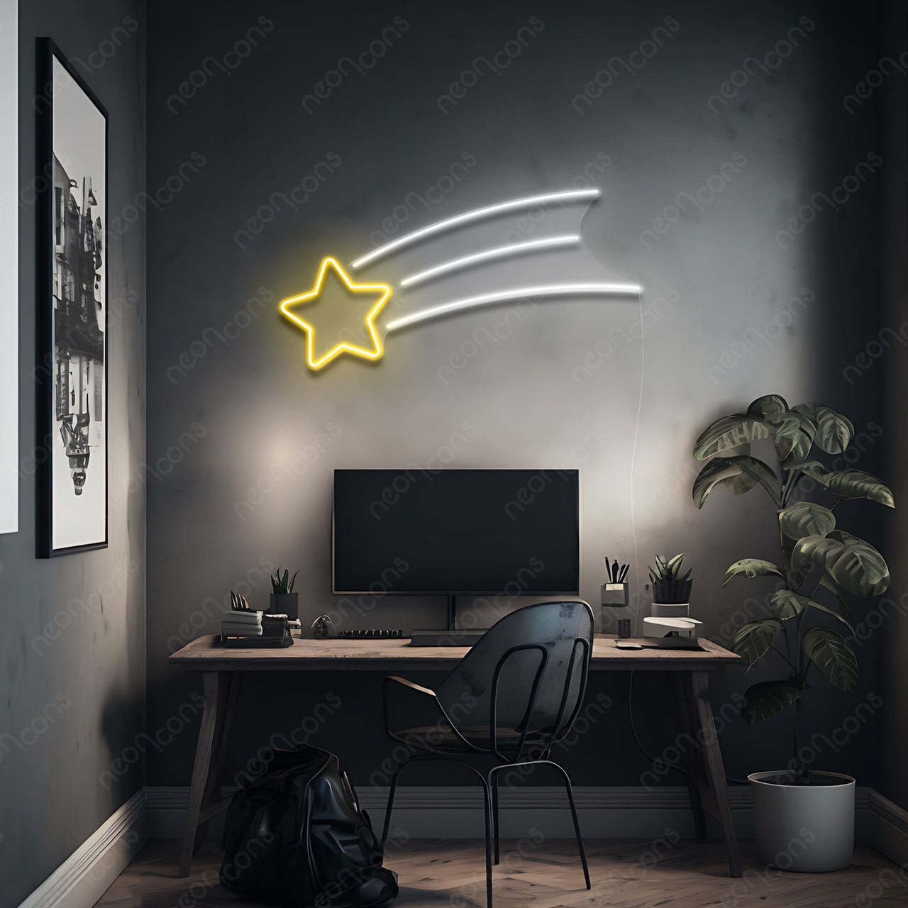 "Shooting Star" LED Neon