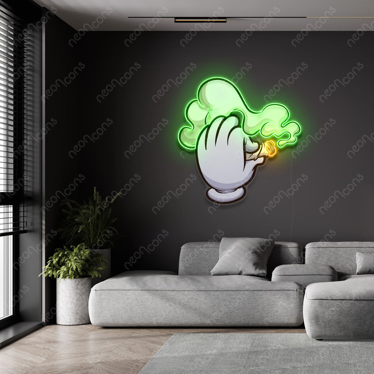 "Blaze It" Neon x Acrylic Artwork by Neon Icons