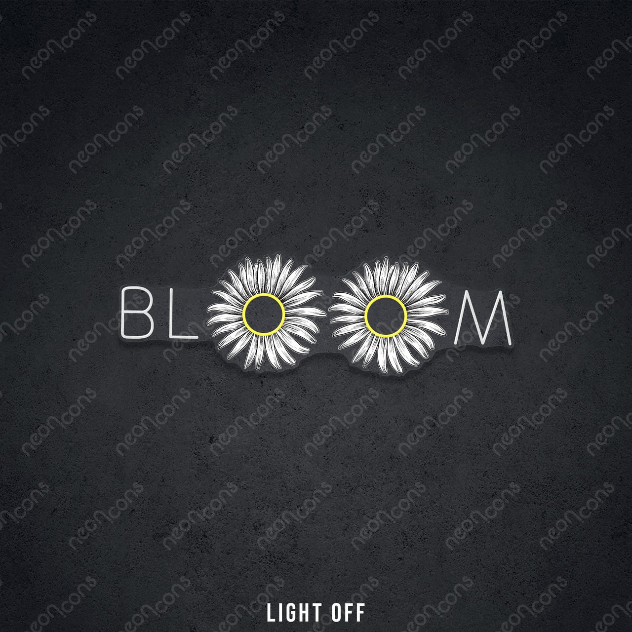 "Bloom" LED Neon x Print by Neon Icons