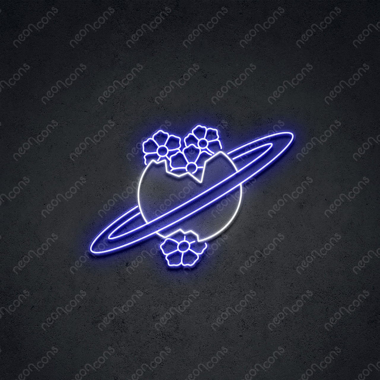 "Blooming Jupiter" LED Neon 60cm (2ft) / Blue / LED Neon by Neon Icons