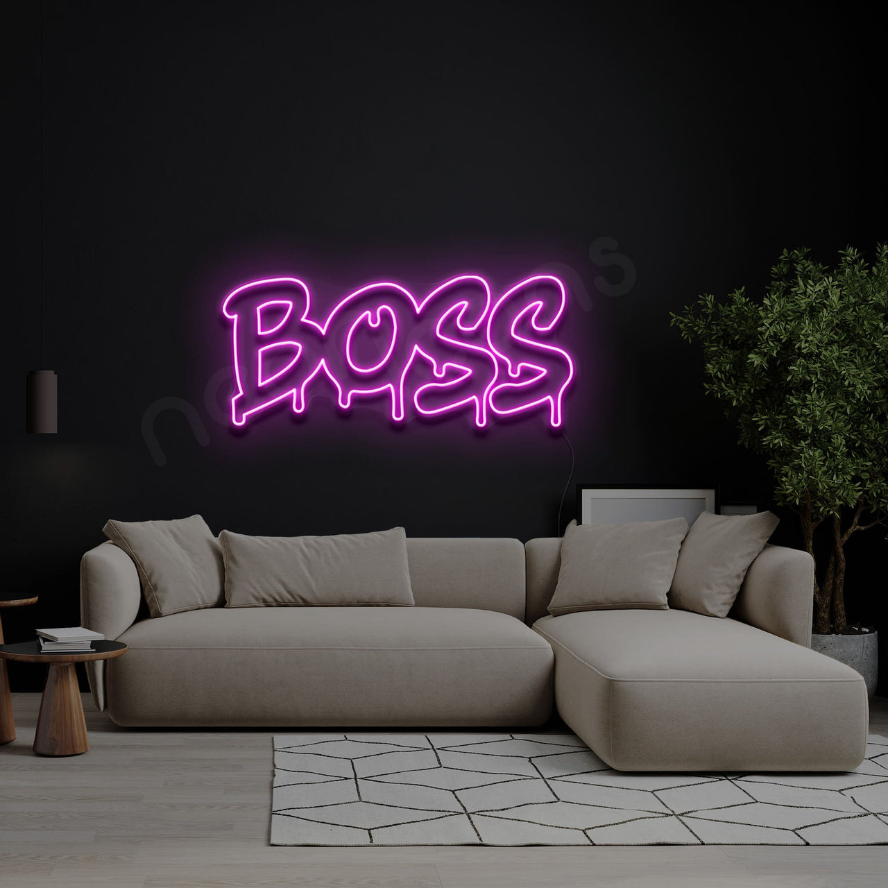 "Boss" Neon Sign by Neon Icons