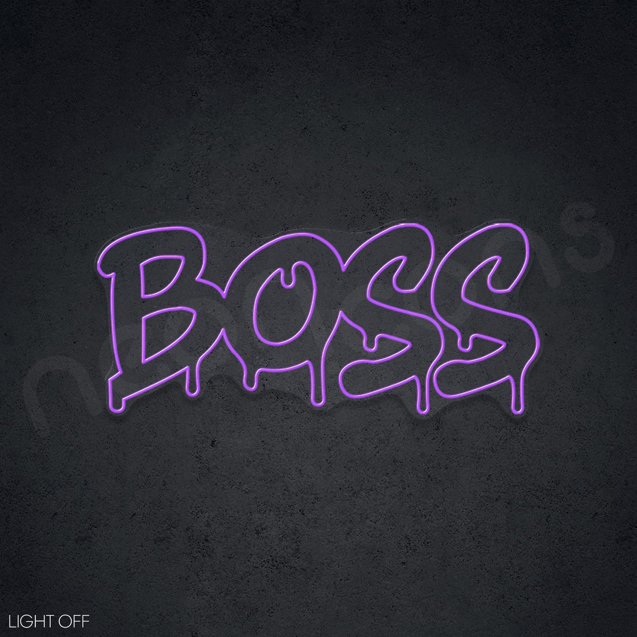 "Boss" Neon Sign by Neon Icons