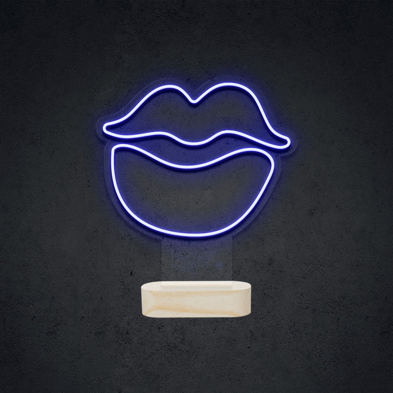 "Bratz Lips on Stand" LED Neon LED Neon x Stand / Blue by Bratz