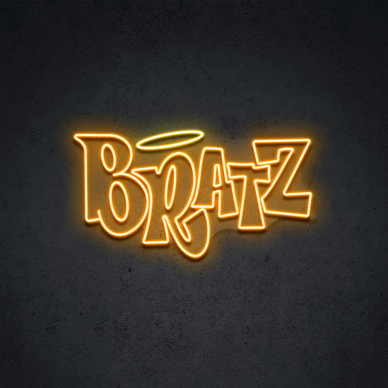 "Bratz Logo" LED Neon 60cm (2ft) / Orange / LED Neon by Bratz