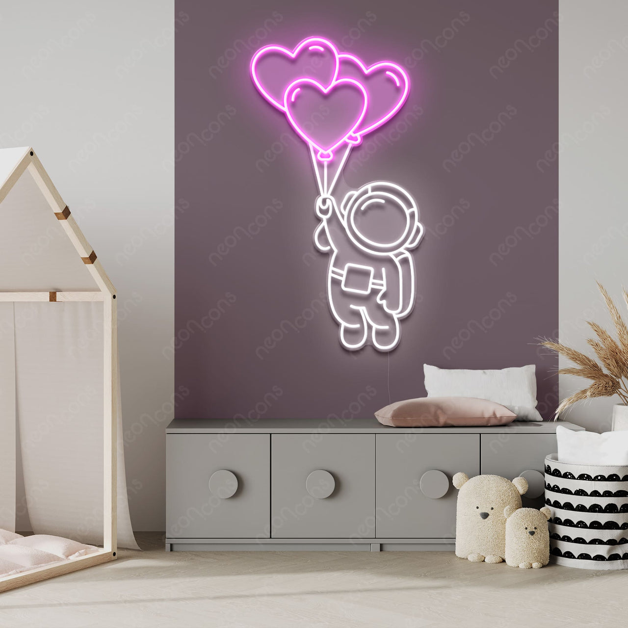 "Cloud Nine" LED Neon Sign by Neon Icons
