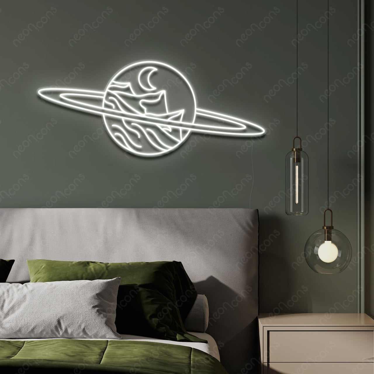 "Deserted Planet" LED Neon by Neon Icons