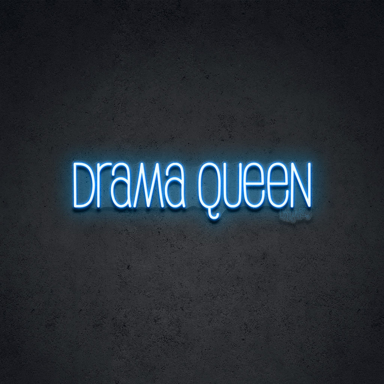 "Drama Queen by Bratz" LED Neon 60cm (2ft) / Ice Blue / LED Neon by Bratz