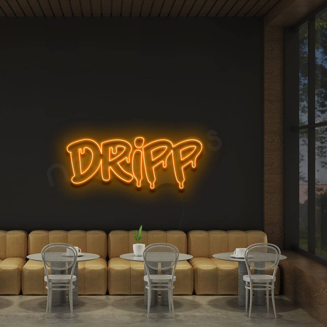 "Dripp" Neon Sign by Neon Icons