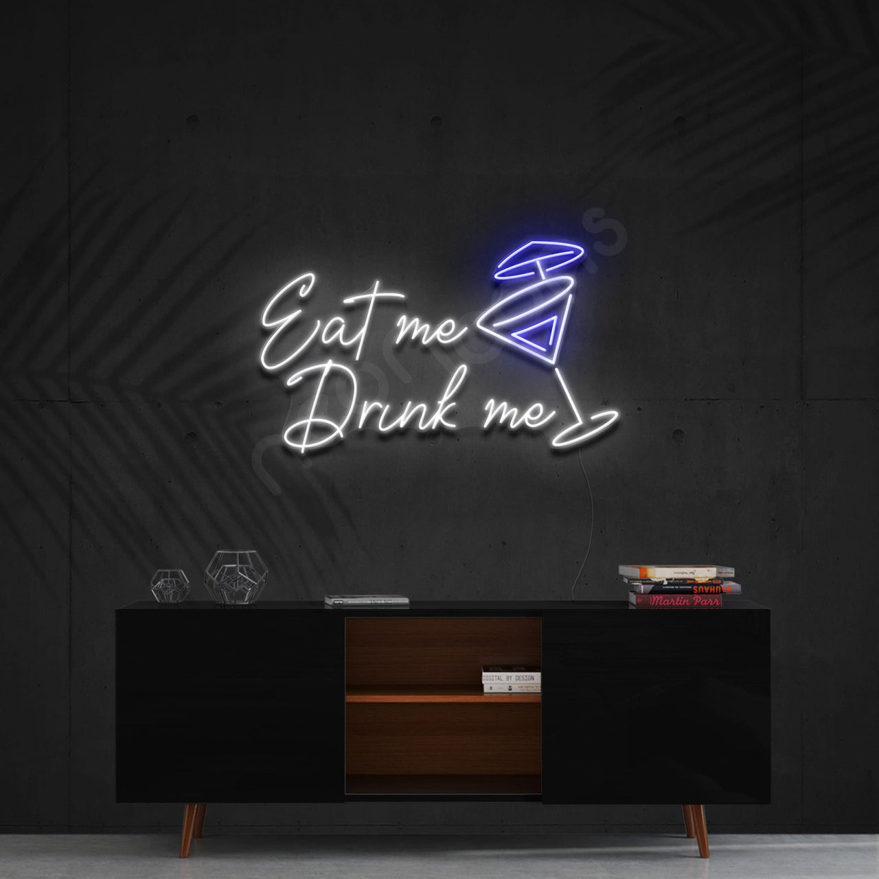 "Eat Me Drink Me" Neon Sign by Neon Icons