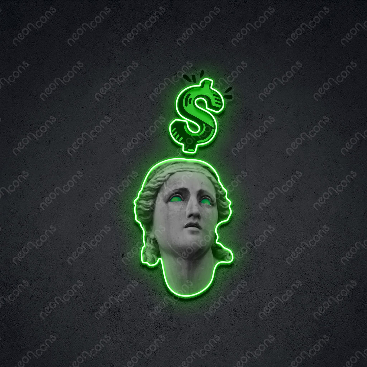 "Eyes on The Prize" LED Neon x Print 60cm (2ft) / LED Neon x Print by Neon Icons