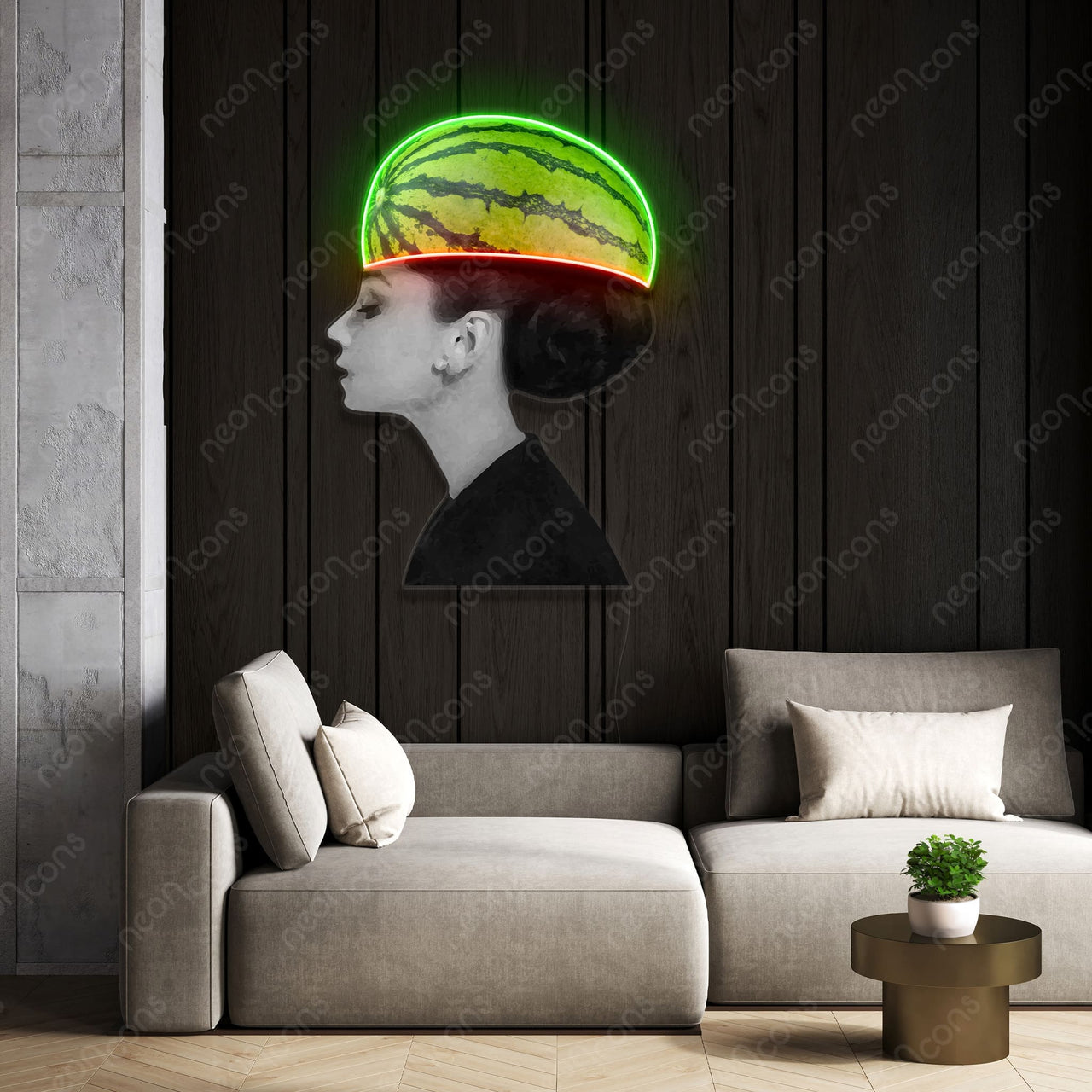 "Funny Hat" Neon x Acrylic Artwork by Neon Icons