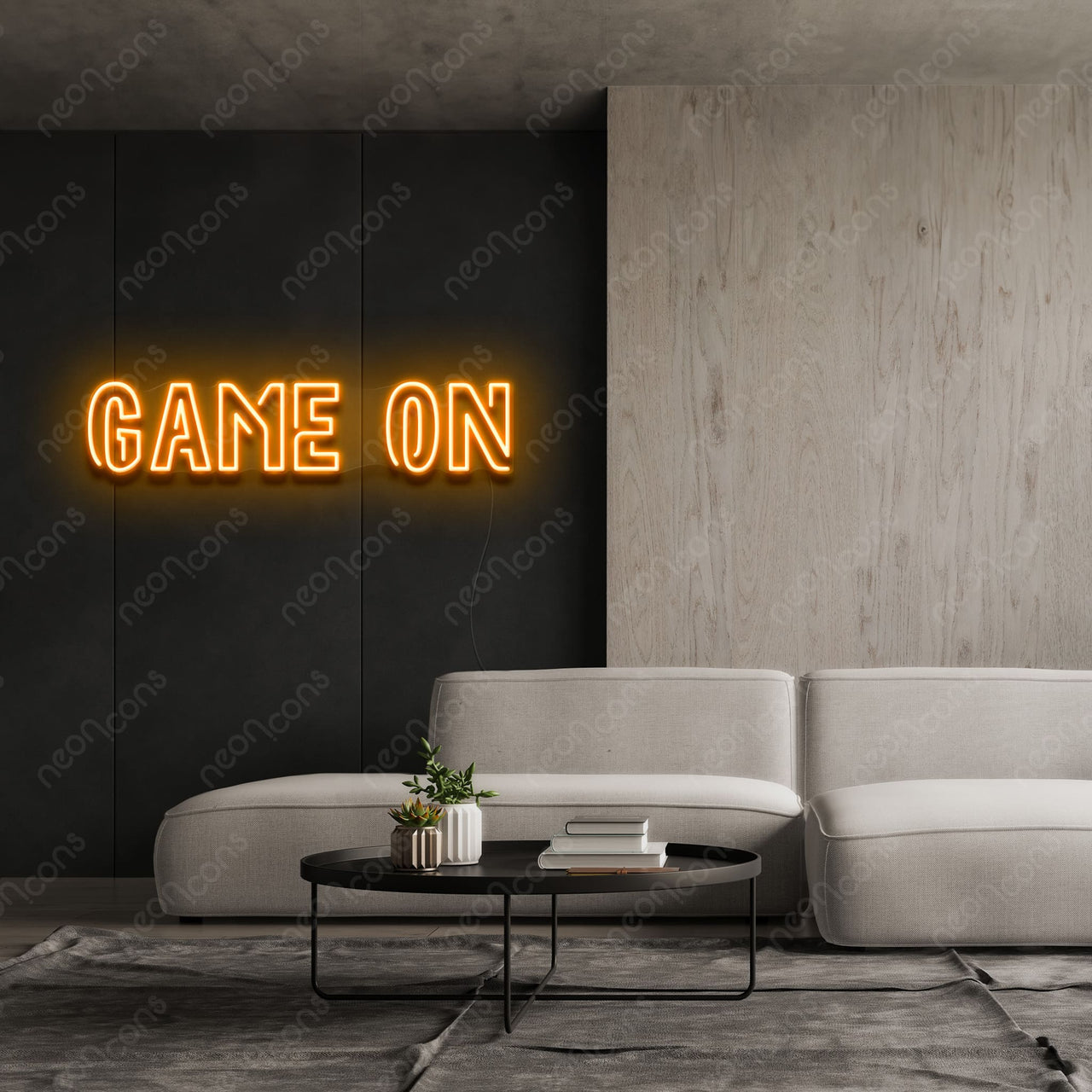 "Game On" Neon Sign by Neon Icons
