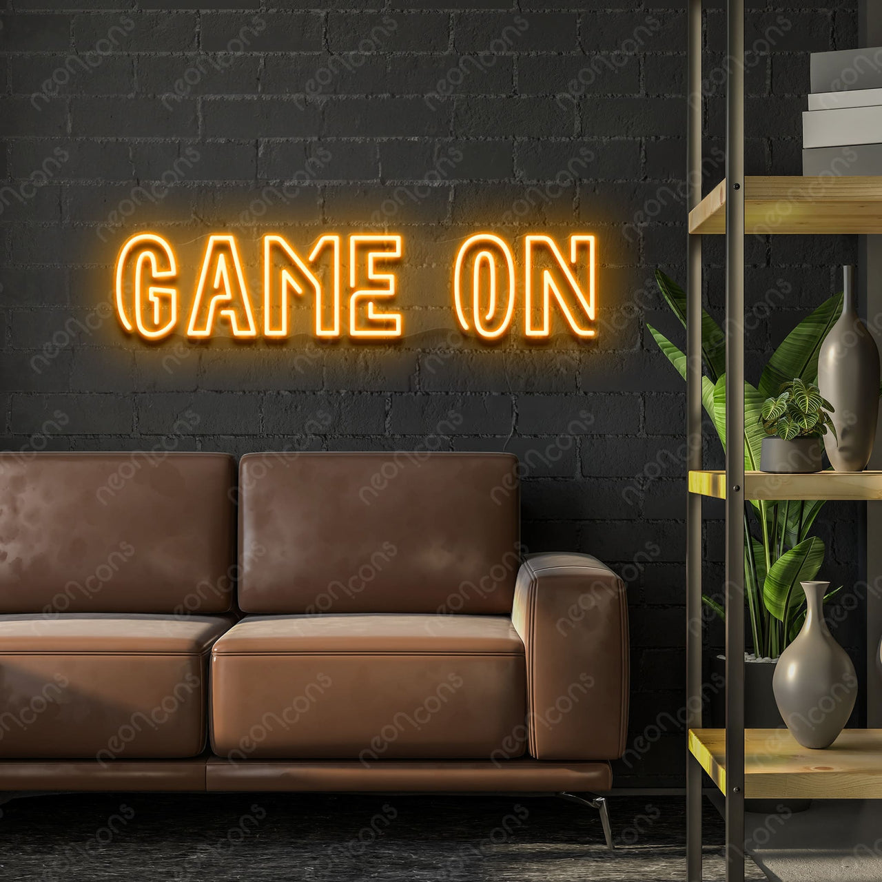 "Game On" Neon Sign by Neon Icons
