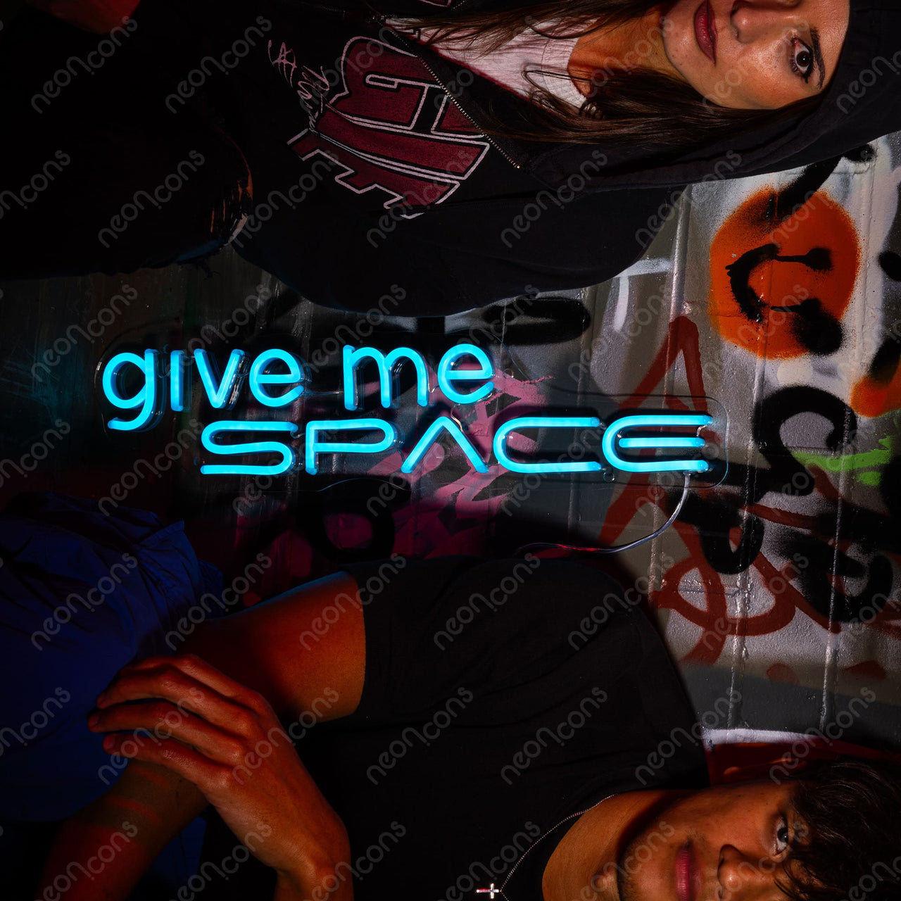 "Give Me Space" Neon Sign by Neon Icons