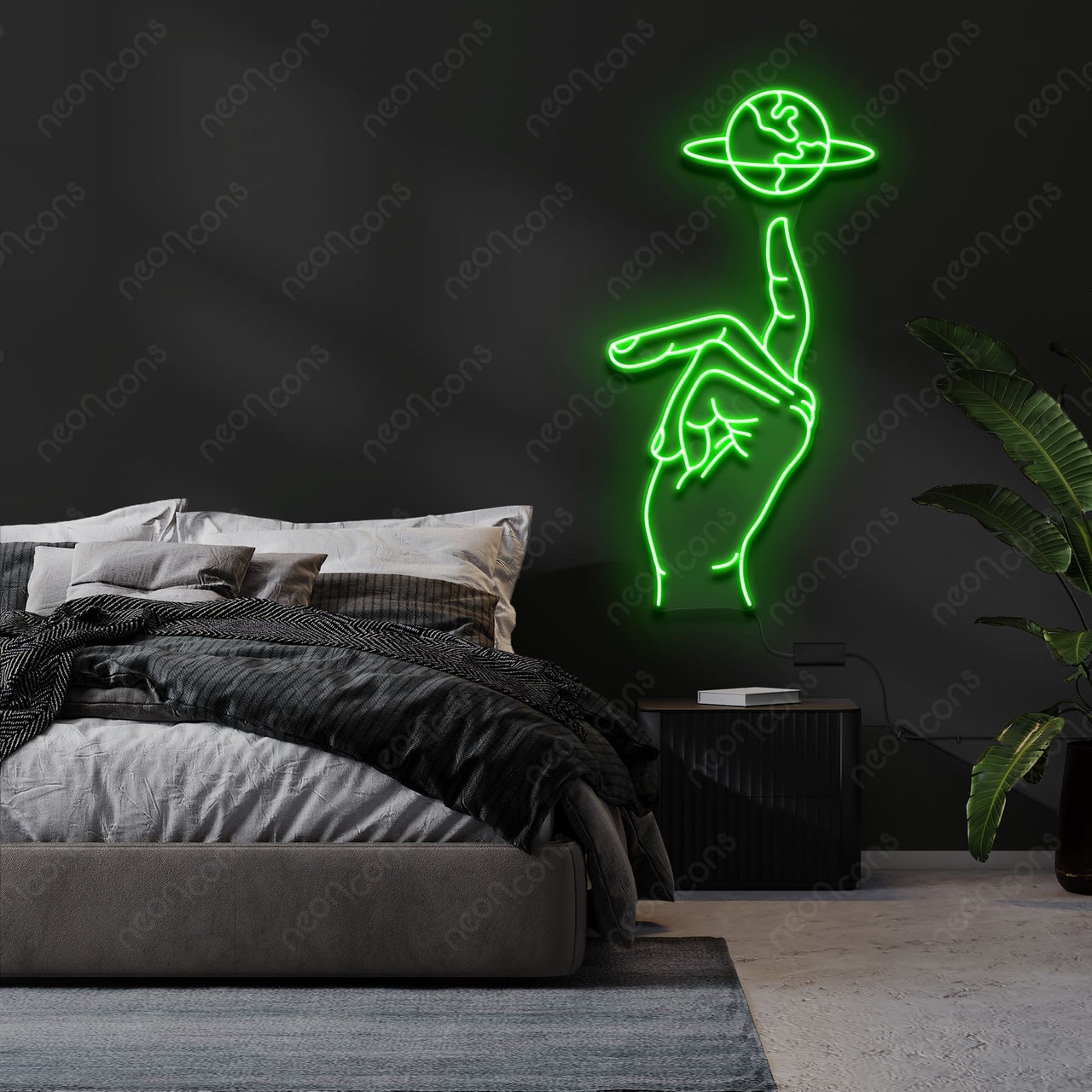 "Hand of Creation" LED Neon by Neon Icons