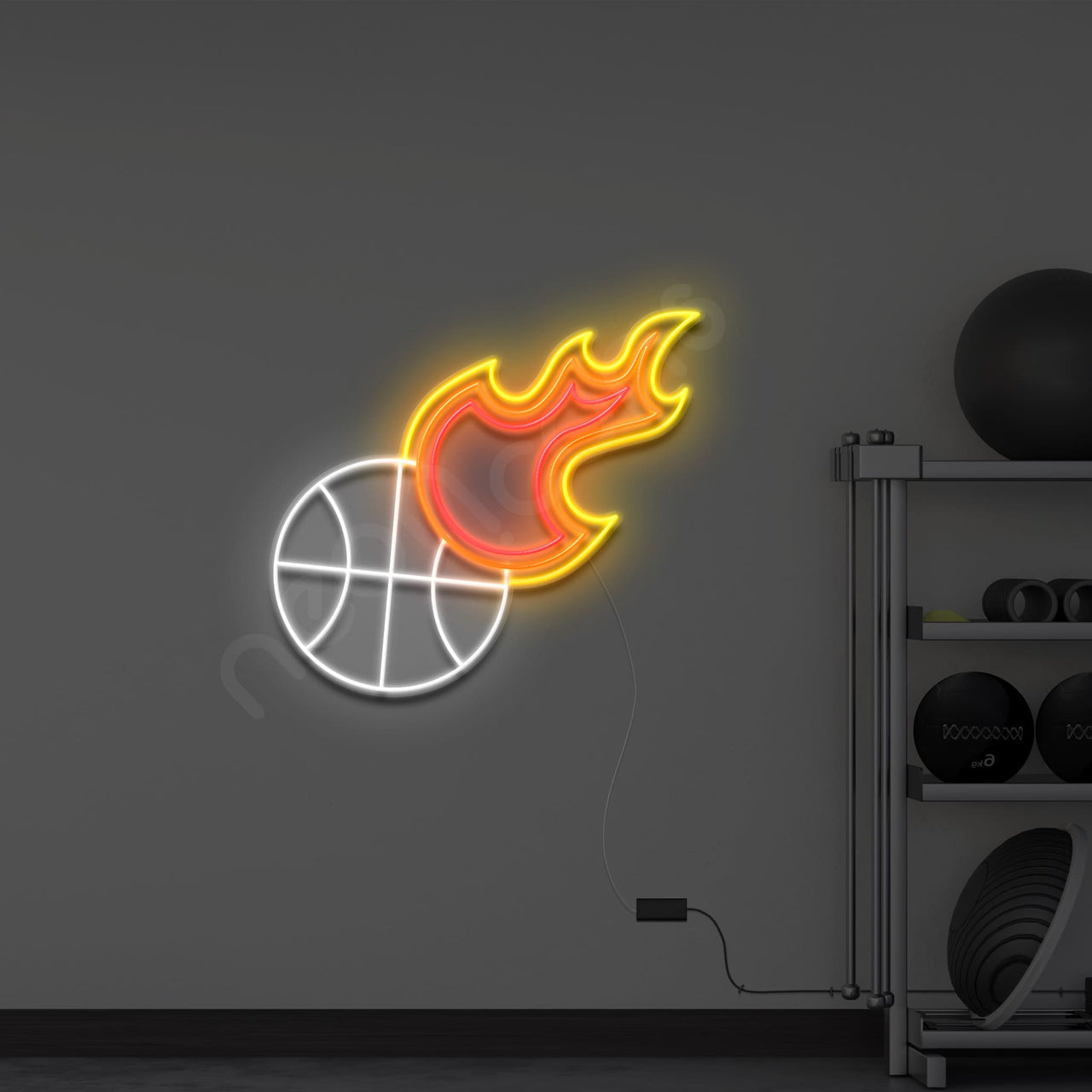 "Hot Shot" Multicolour Neon Sign by Neon Icons