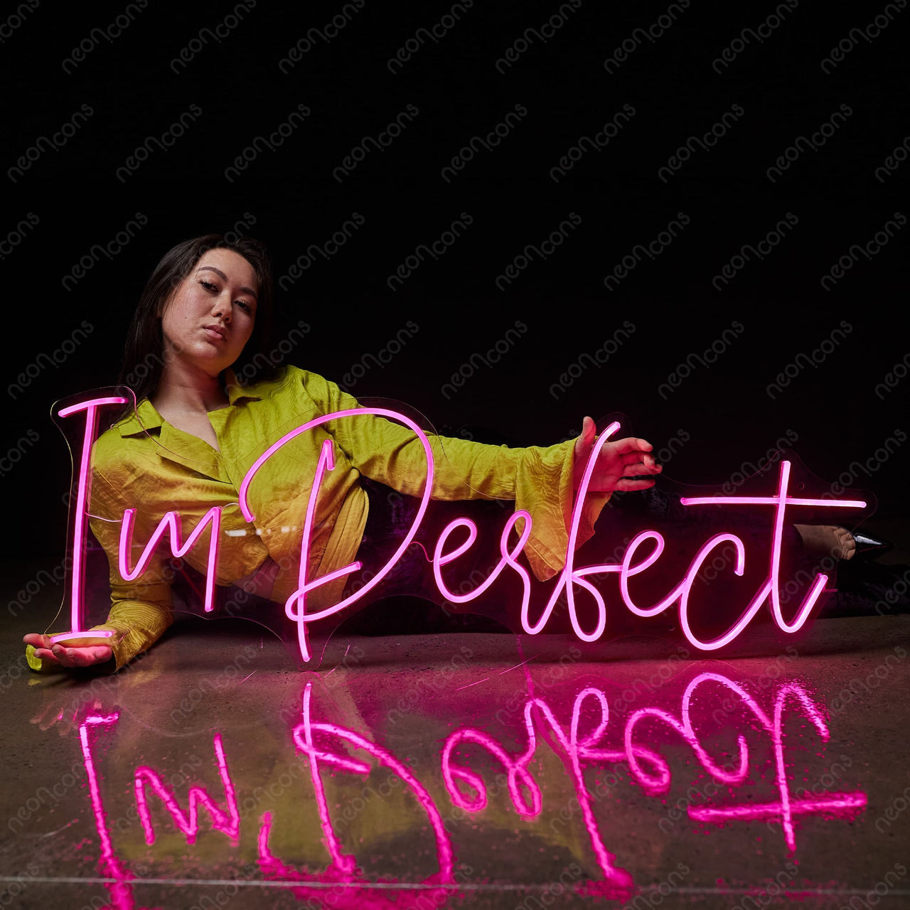 "Im Perfect" Neon Sign by Neon Icons