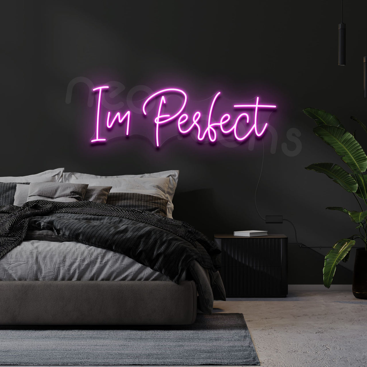 "Im Perfect" Neon Sign by Neon Icons