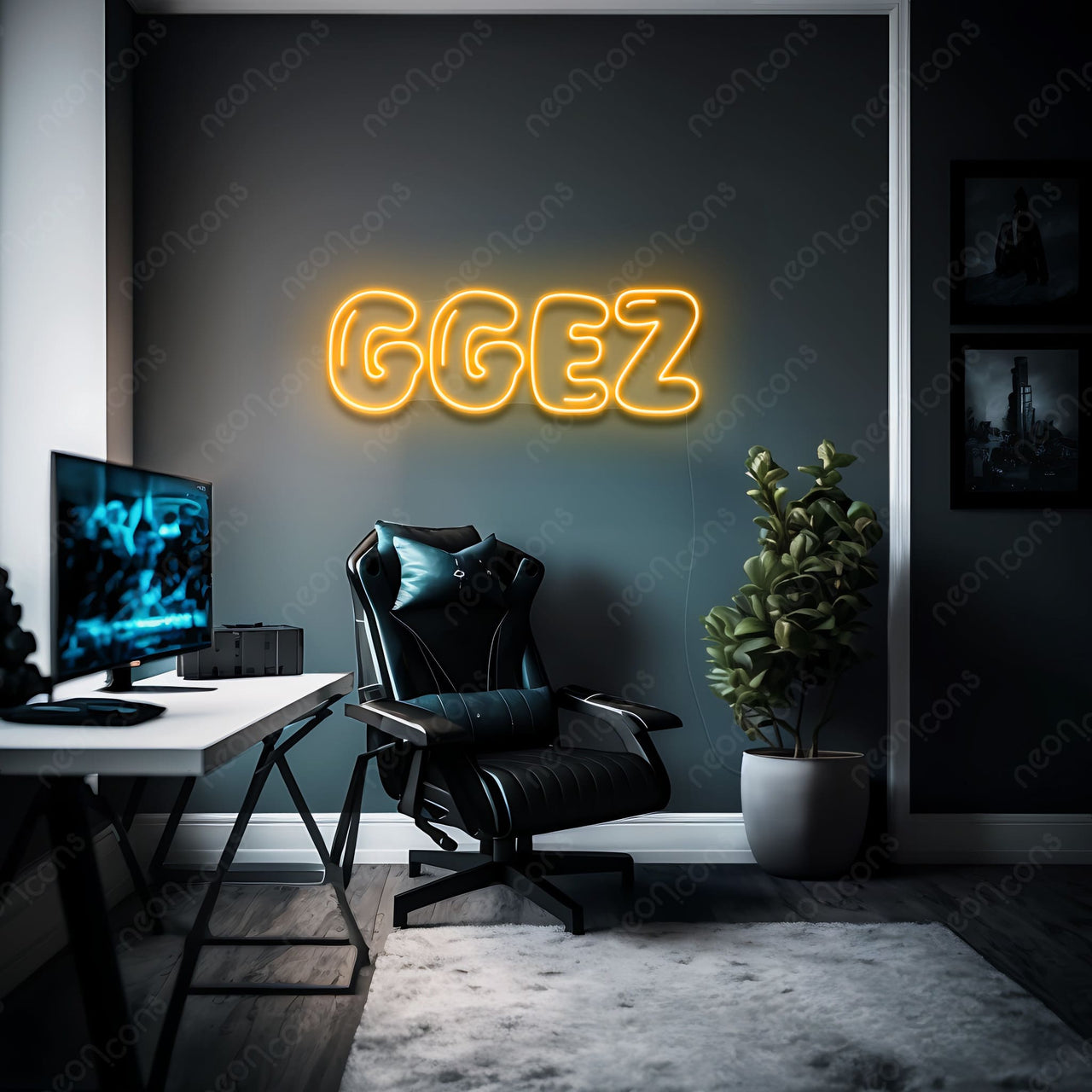 "Inflated GGEZ" Neon Sign by Neon Icons
