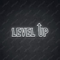Thumbnail for 'Level Up' Neon Sign 45cm (1.5ft) / White / LED by Neon Icons
