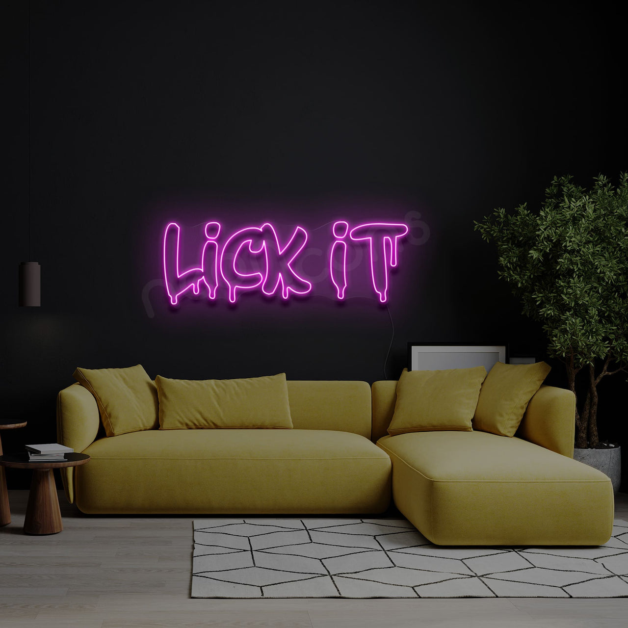 "Lick It" Neon Sign by Neon Icons