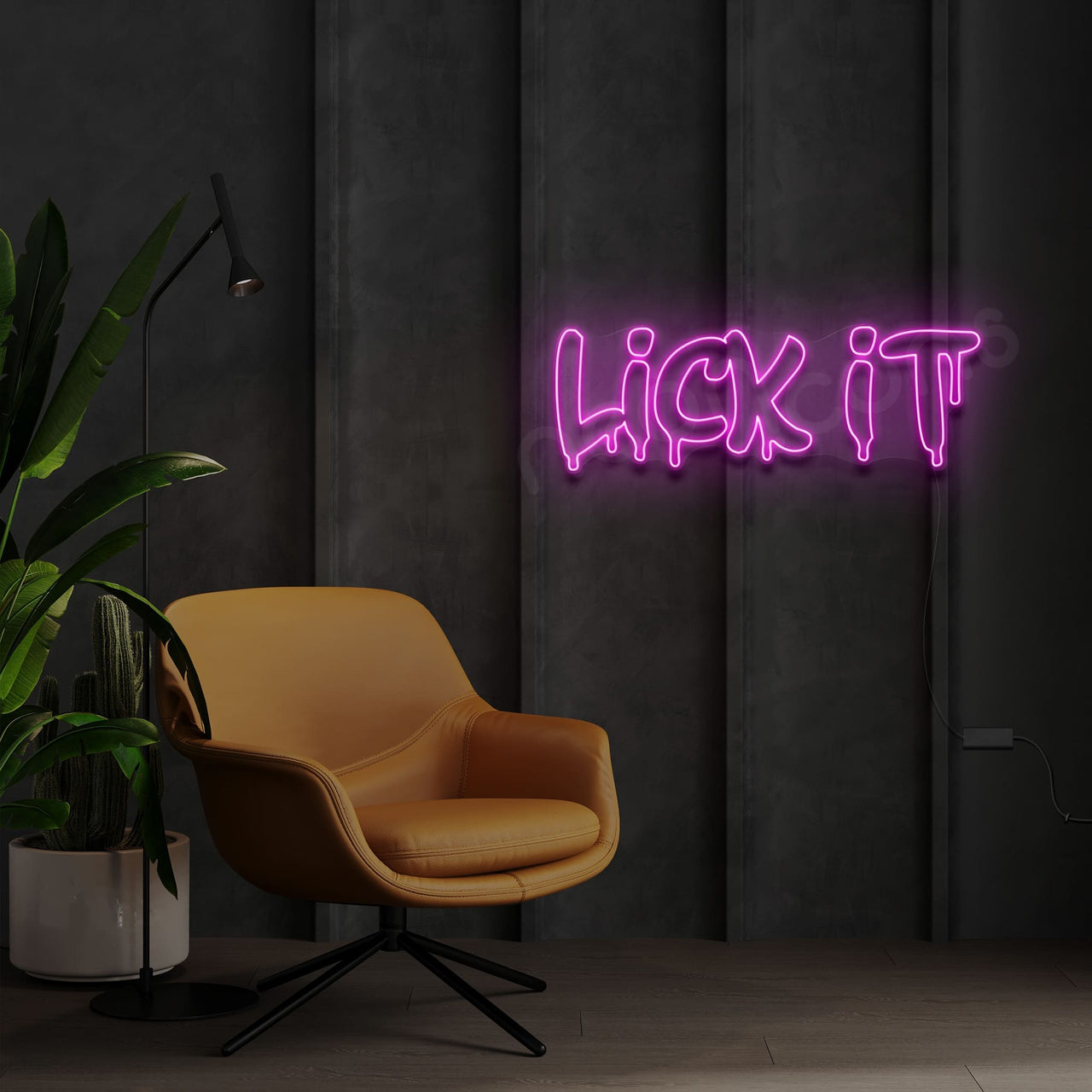 "Lick It" Neon Sign by Neon Icons