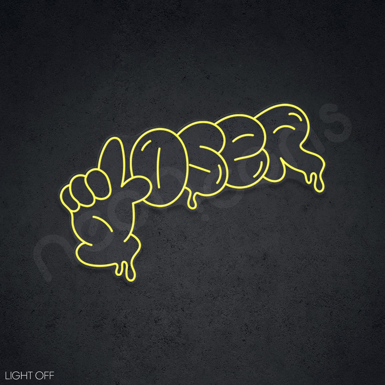 "Loser" Neon Sign by Neon Icons