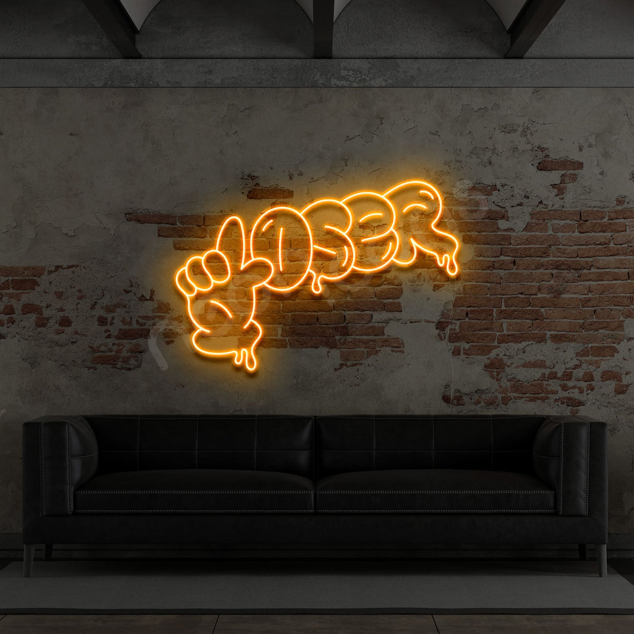 "Loser" Neon Sign 60cm (2ft) / Orange / LED by Neon Icons