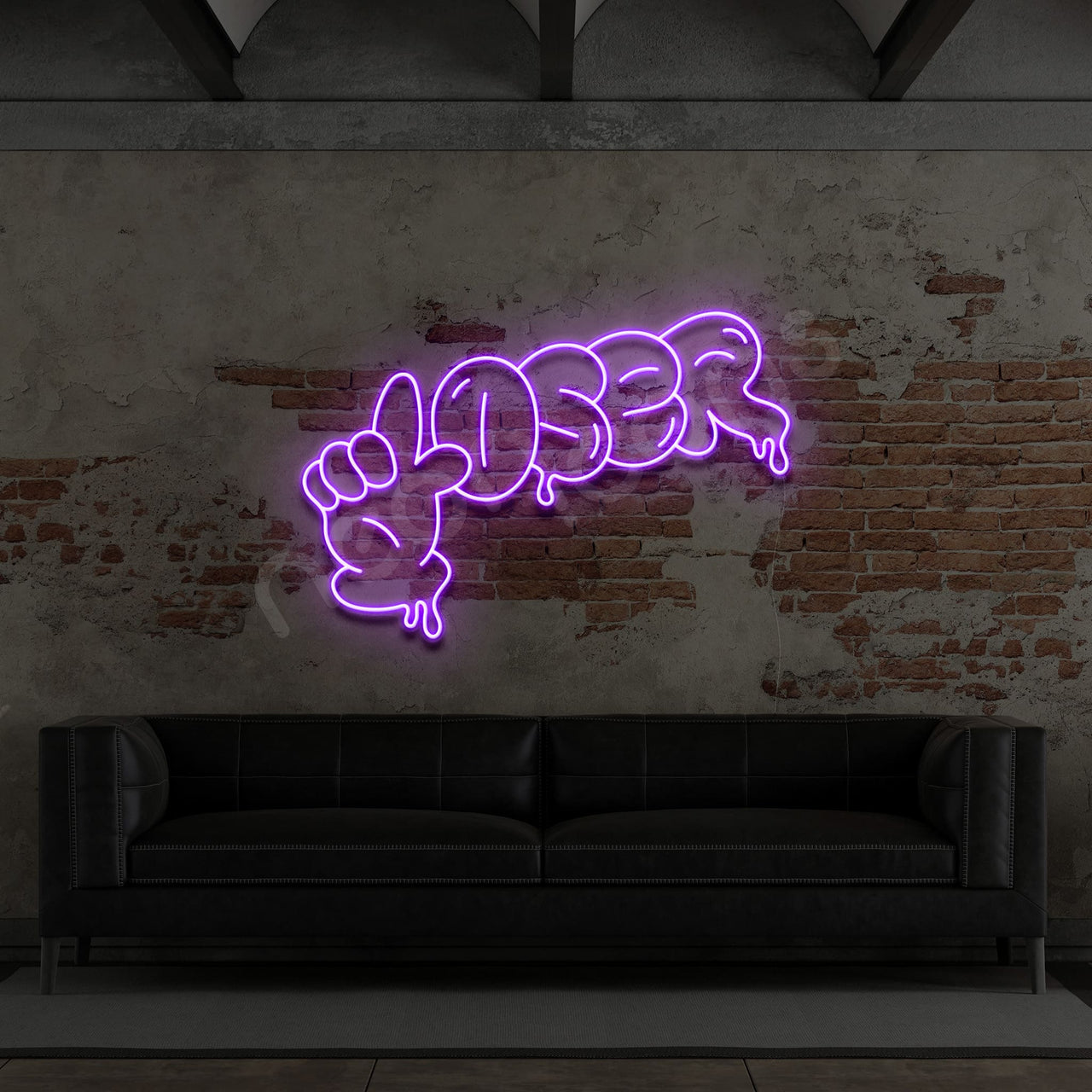 "Loser" Neon Sign 60cm (2ft) / Purple / LED by Neon Icons