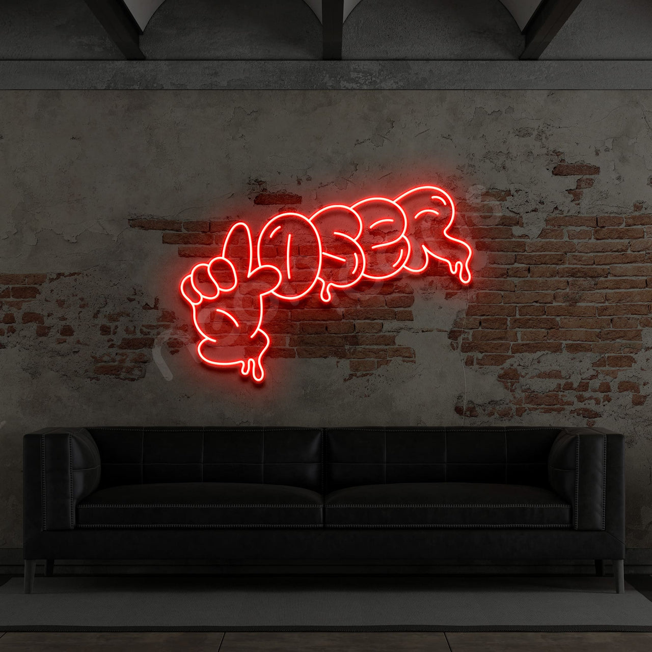 "Loser" Neon Sign 60cm (2ft) / Red / LED by Neon Icons