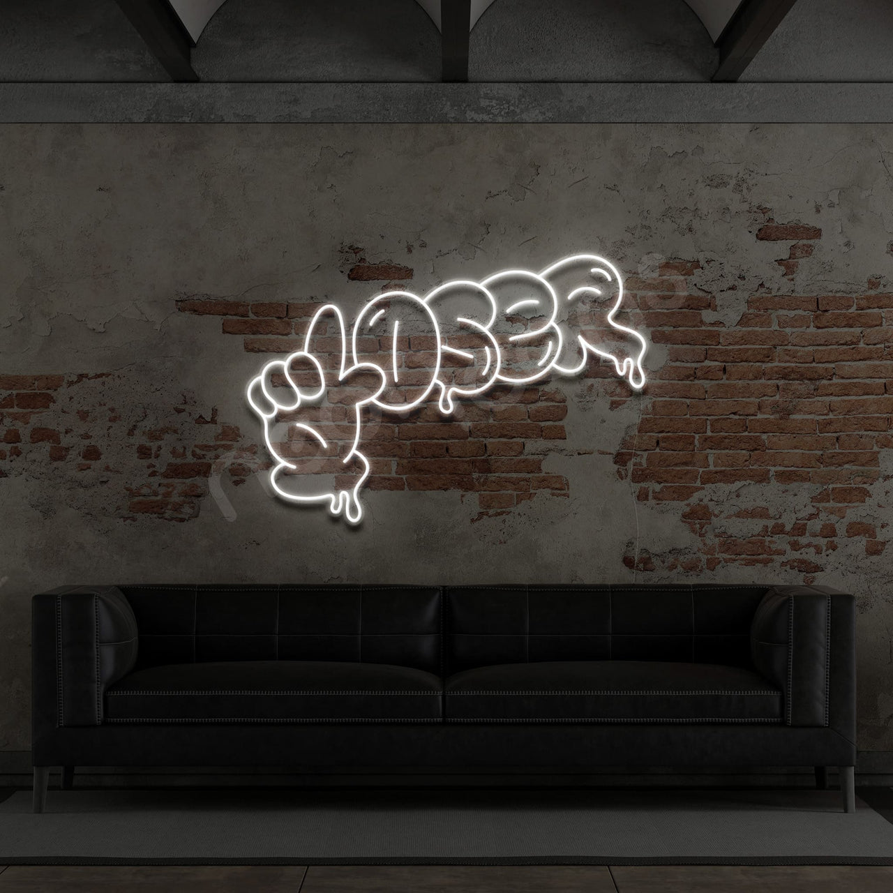 "Loser" Neon Sign 60cm (2ft) / White / LED by Neon Icons