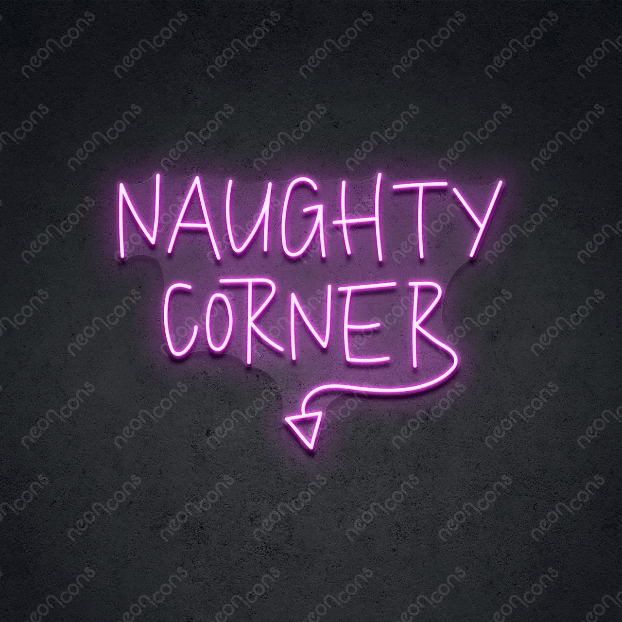 "Naughty Corner" LED Neon Sign by Neon Icons
