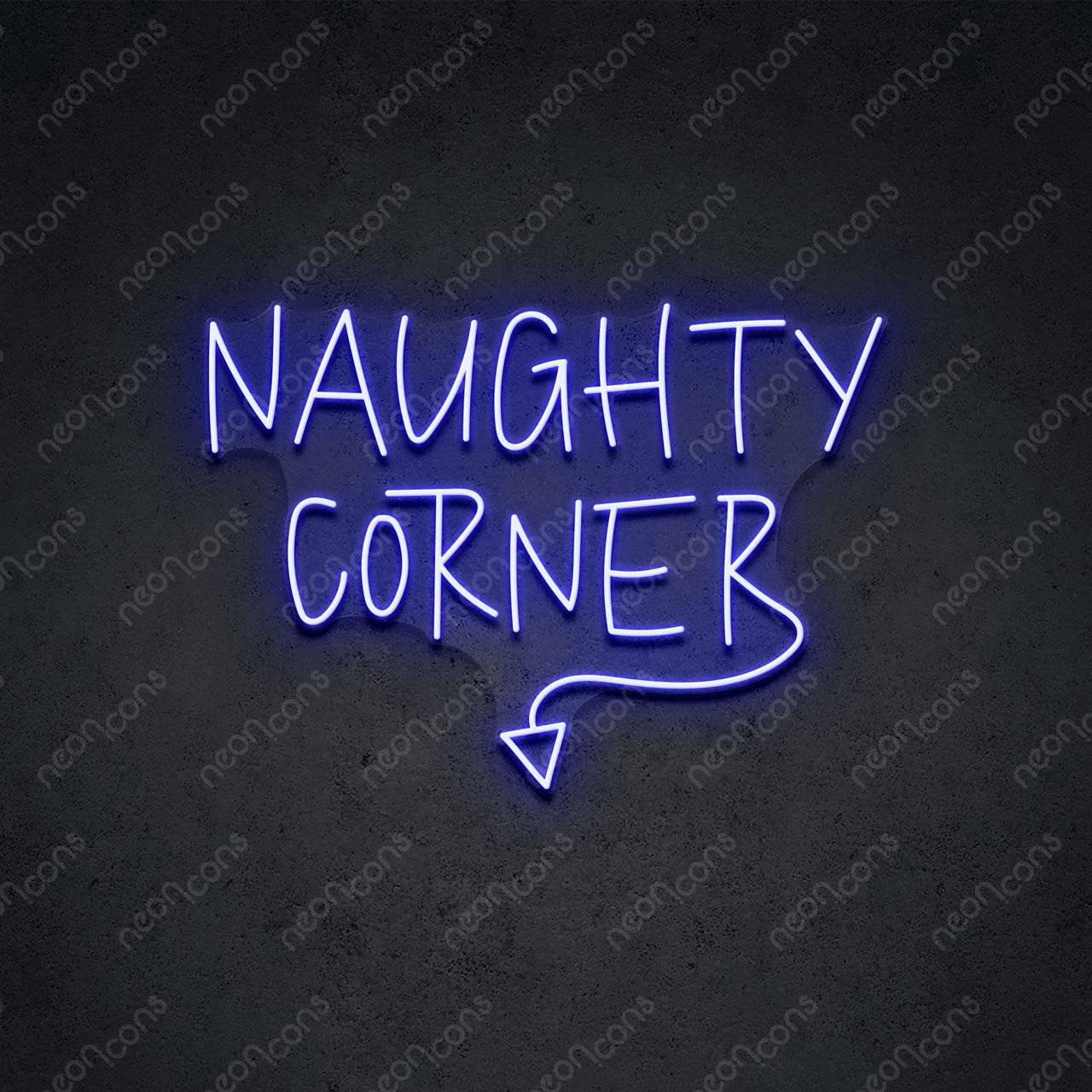 "Naughty Corner" LED Neon Sign by Neon Icons