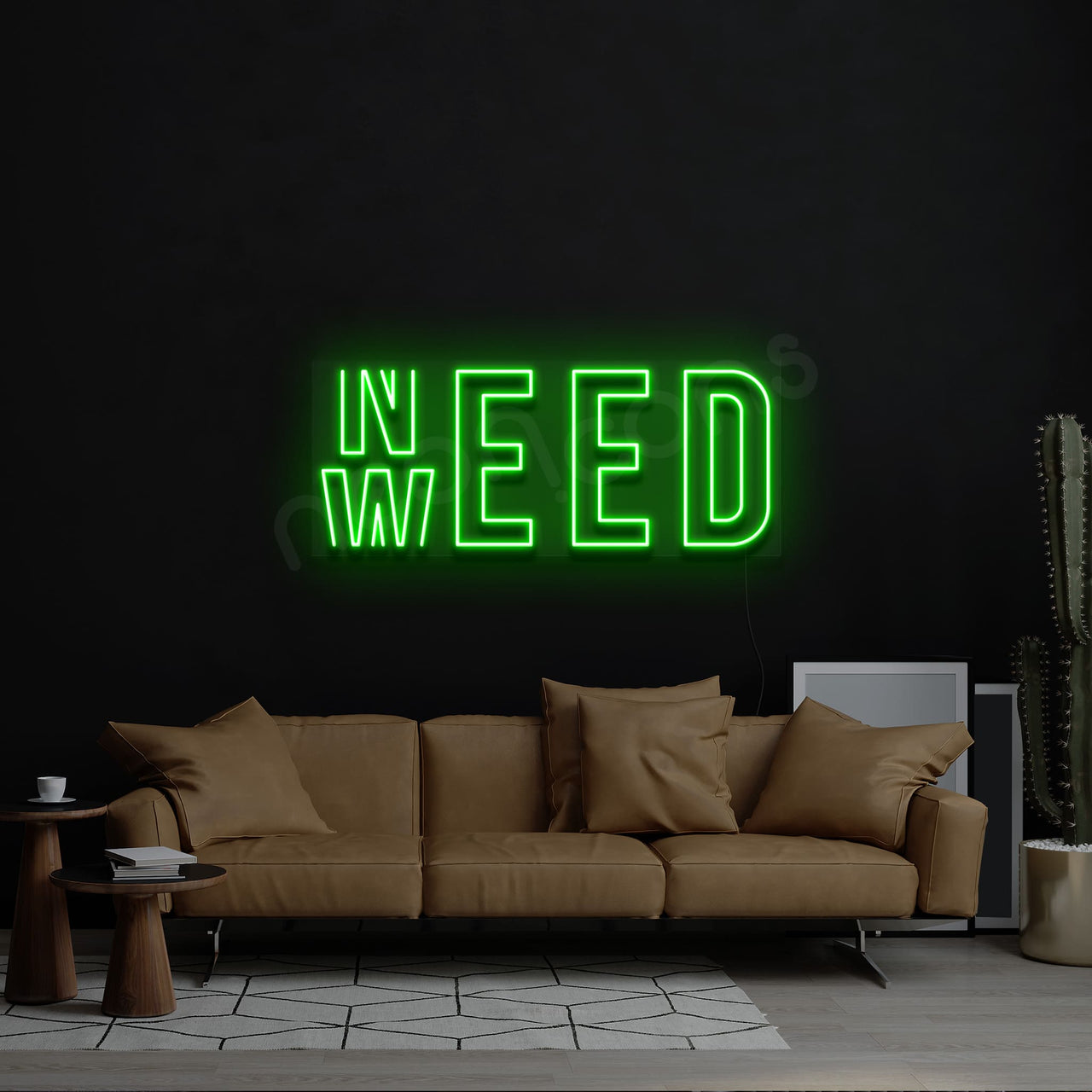 "Need Weed" Neon Sign by Neon Icons