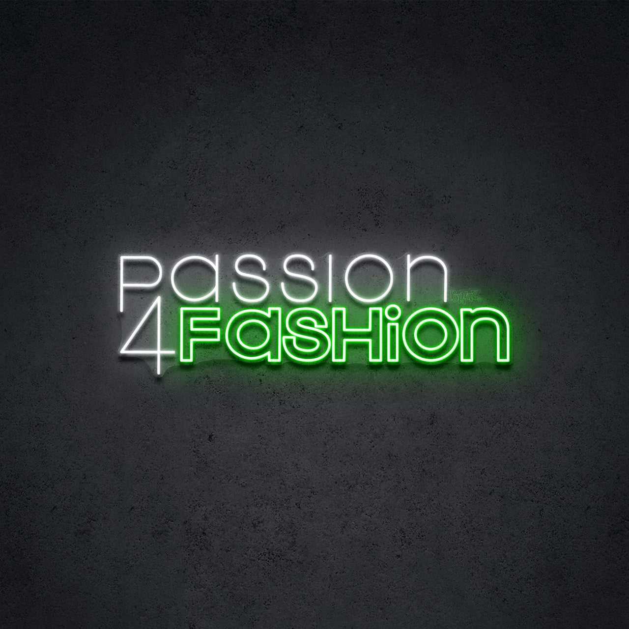 "Passion 4 Fashion by Bratz" LED Neon 75cm (2.5ft) / LED Neon / Green by Bratz