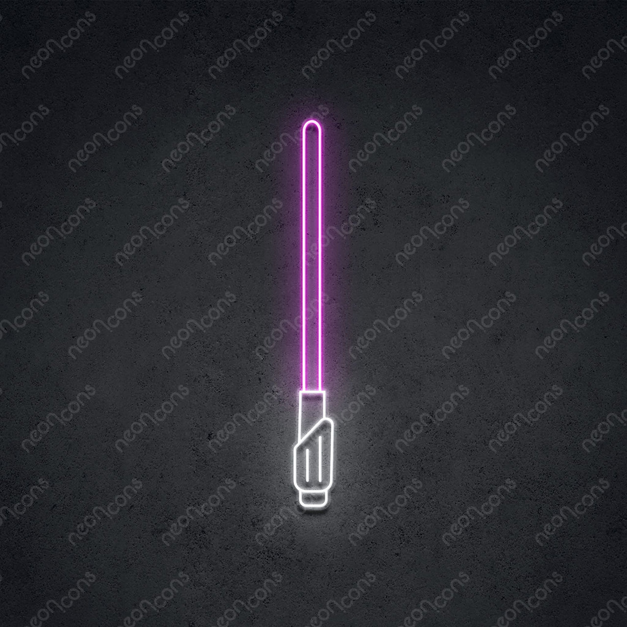 "Space Sword" Neon Sign 60cm (2ft) / Pink / LED Neon by Neon Icons