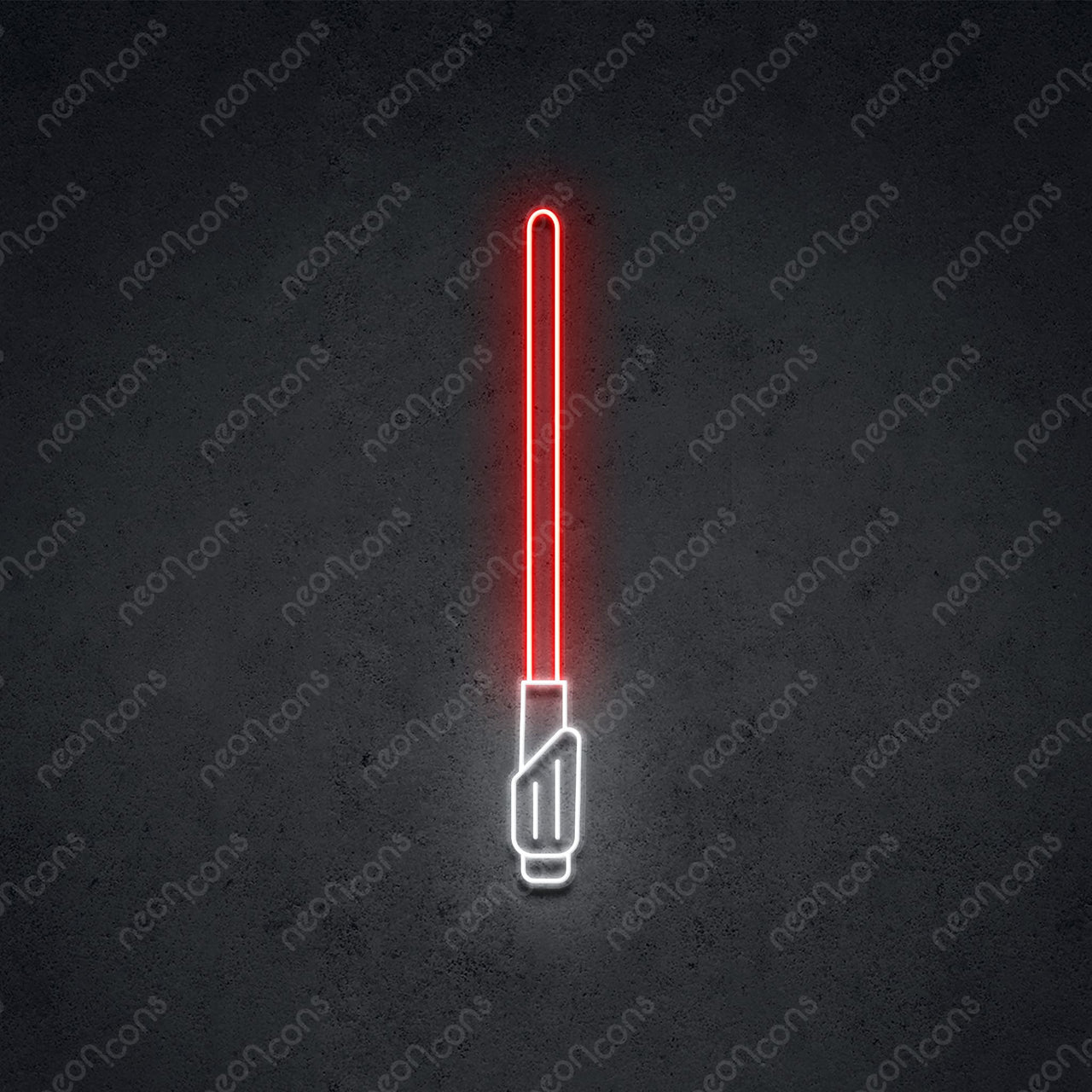 "Space Sword" Neon Sign 60cm (2ft) / Red / LED Neon by Neon Icons