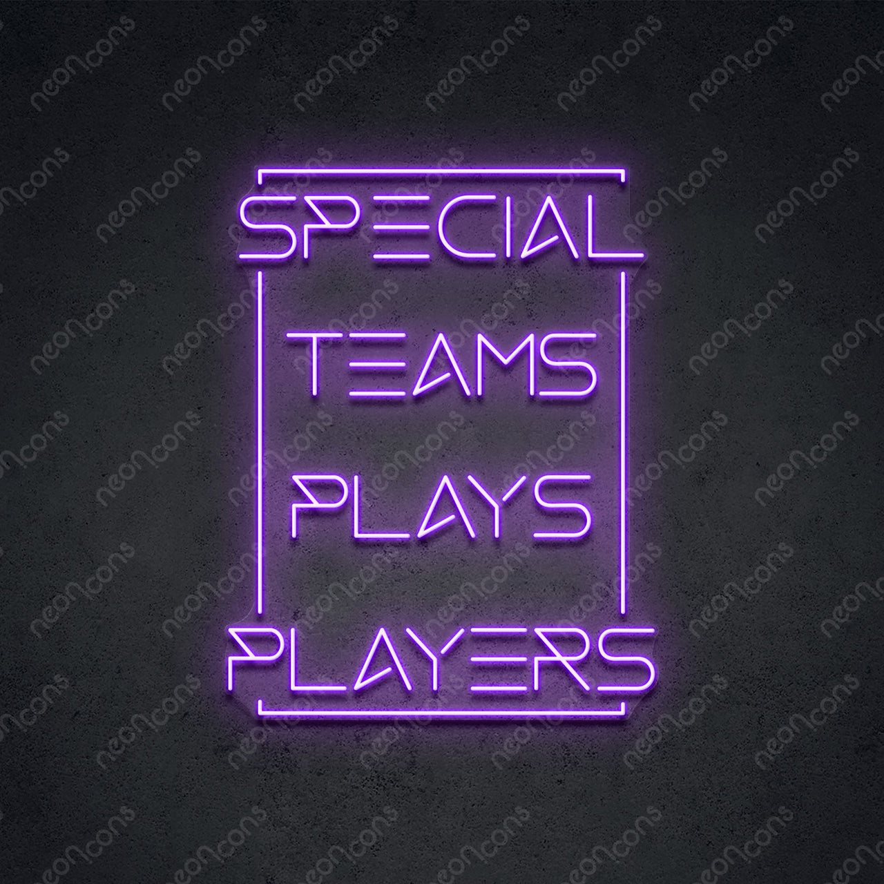 "Special All Rounder" LED Neon 45cm (1.5ft) / Purple / LED Neon by Neon Icons