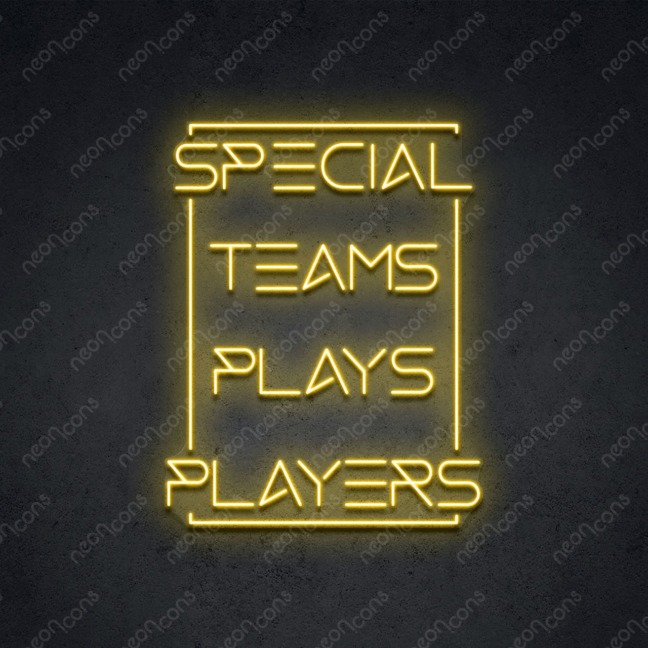 "Special All Rounder" LED Neon 45cm (1.5ft) / Yellow / LED Neon by Neon Icons