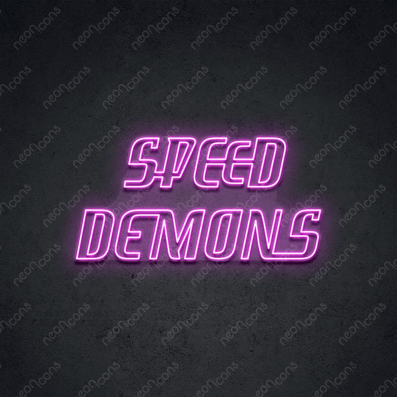 "Speed Demons" LED Neon 90cm (3ft) / Pink / LED Neon by Neon Icons