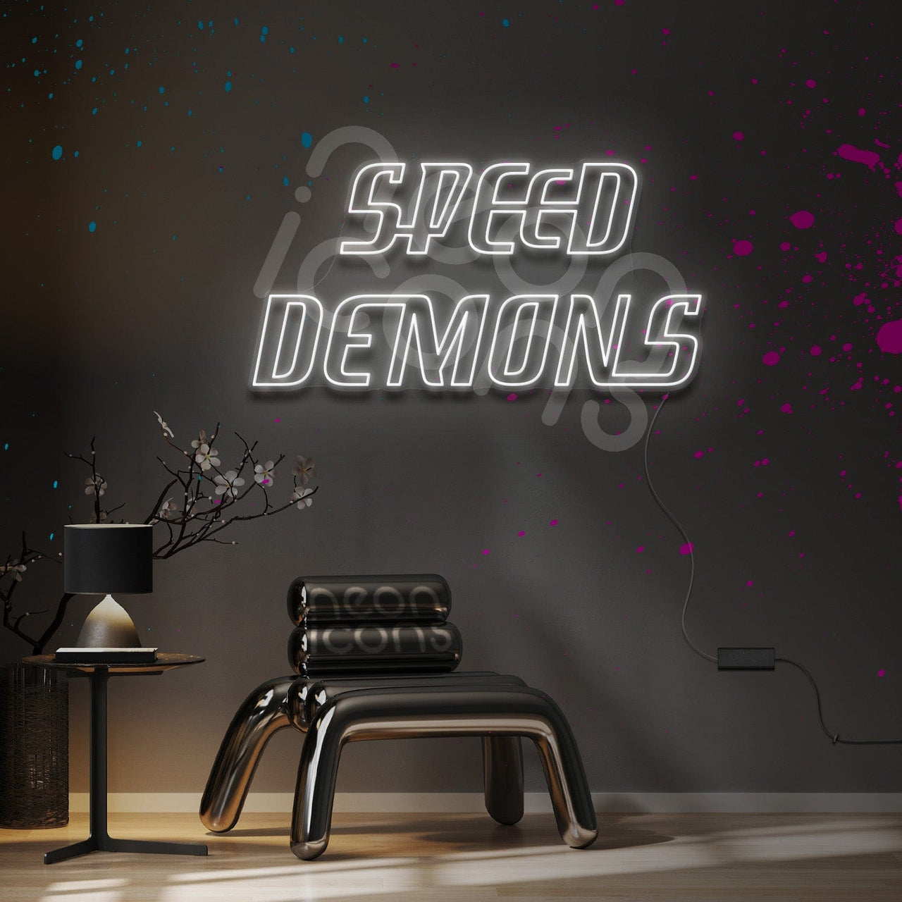 "Speed Demons" Neon Sign by Neon Icons