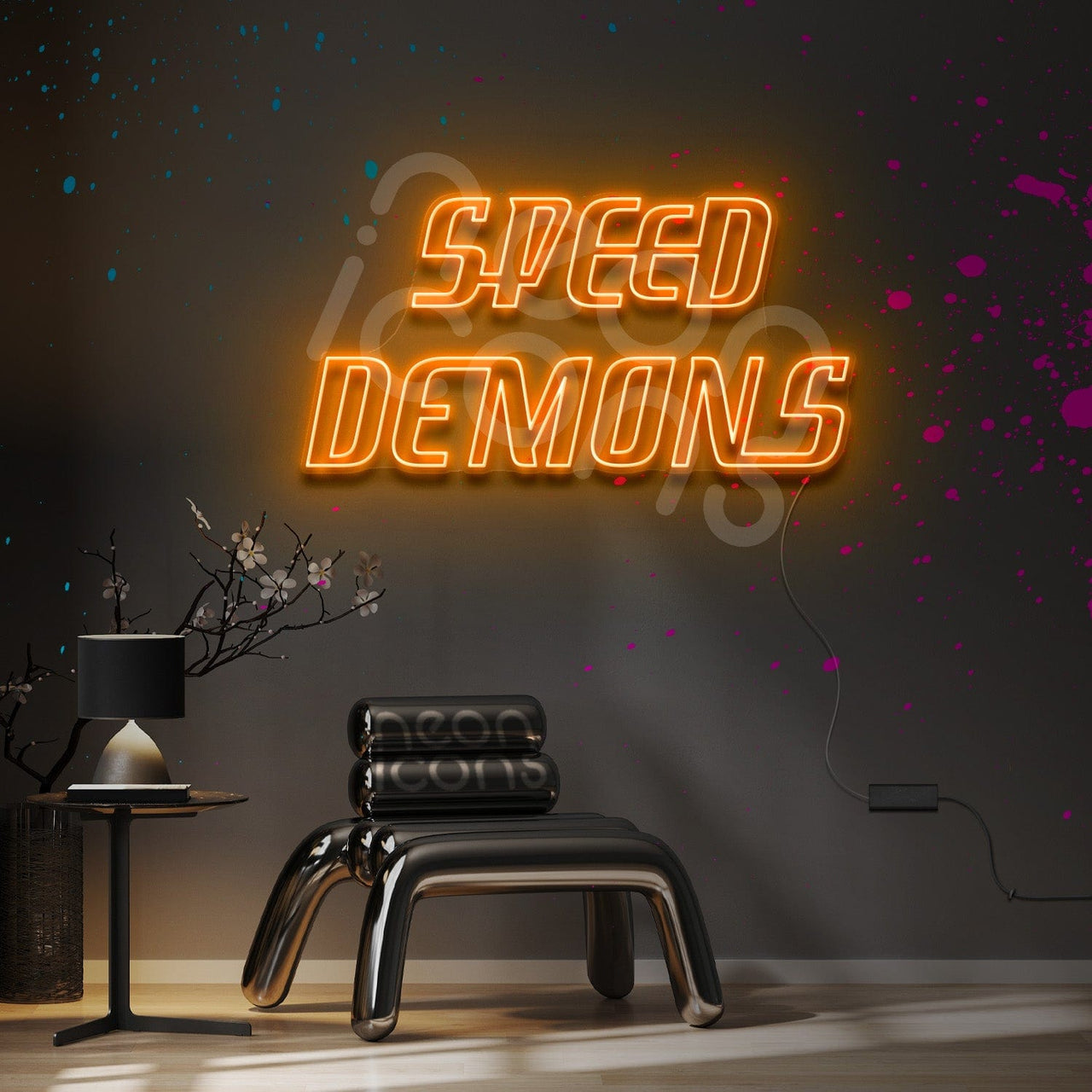 "Speed Demons" Neon Sign by Neon Icons