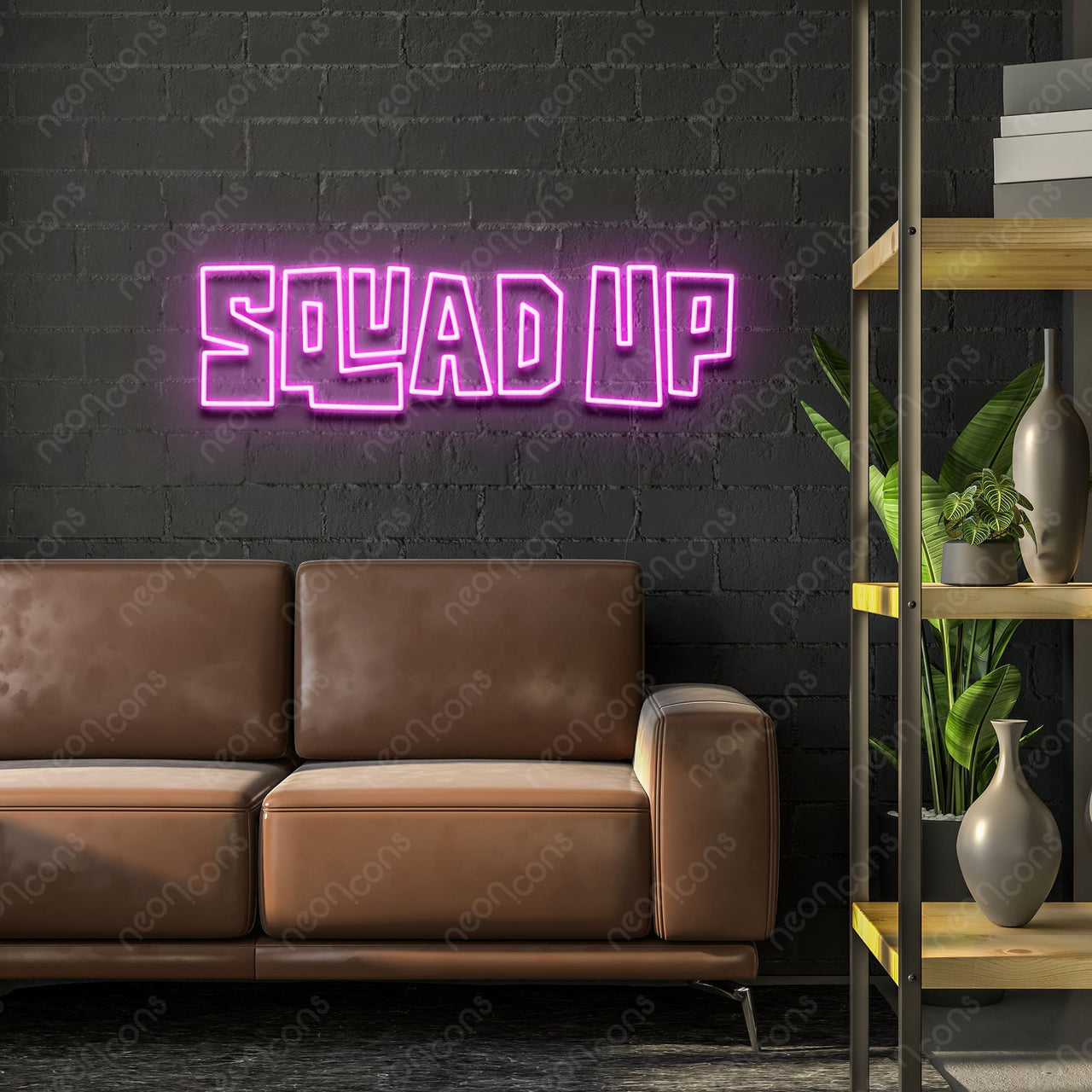 'Squad Up' Neon Sign by Neon Icons