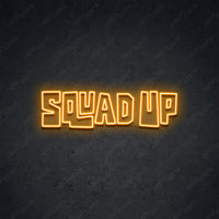 Thumbnail for 'Squad Up' Neon Sign 45cm (1.5ft) / Orange / LED by Neon Icons
