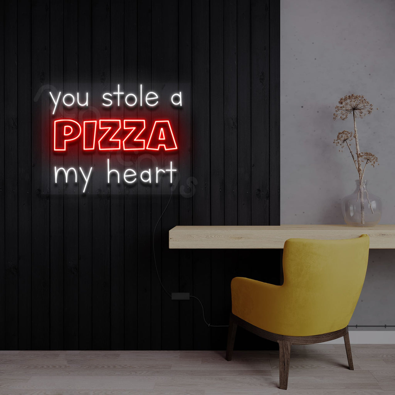 "You Stole" Neon Sign by Neon Icons