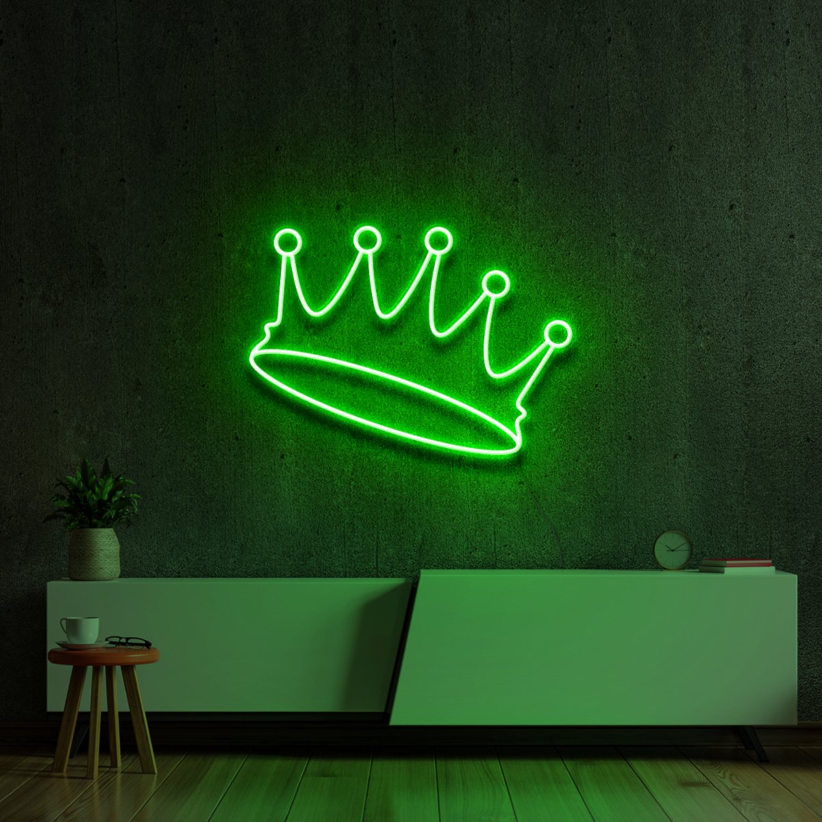 "A Crown Fit For A..." Neon Sign by Neon Icons