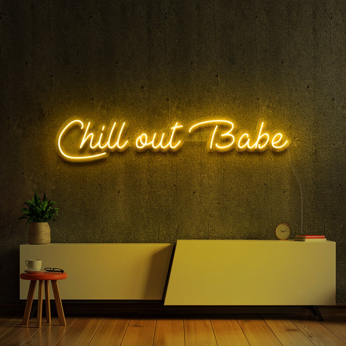 "Chill Out Babe" Neon Sign by Neon Icons