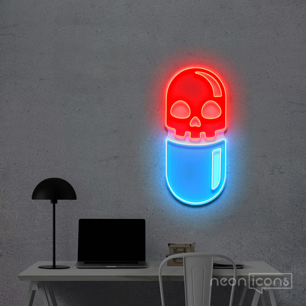 "Chill Pill" Neon x Acrylic Artwork by Neon Icons